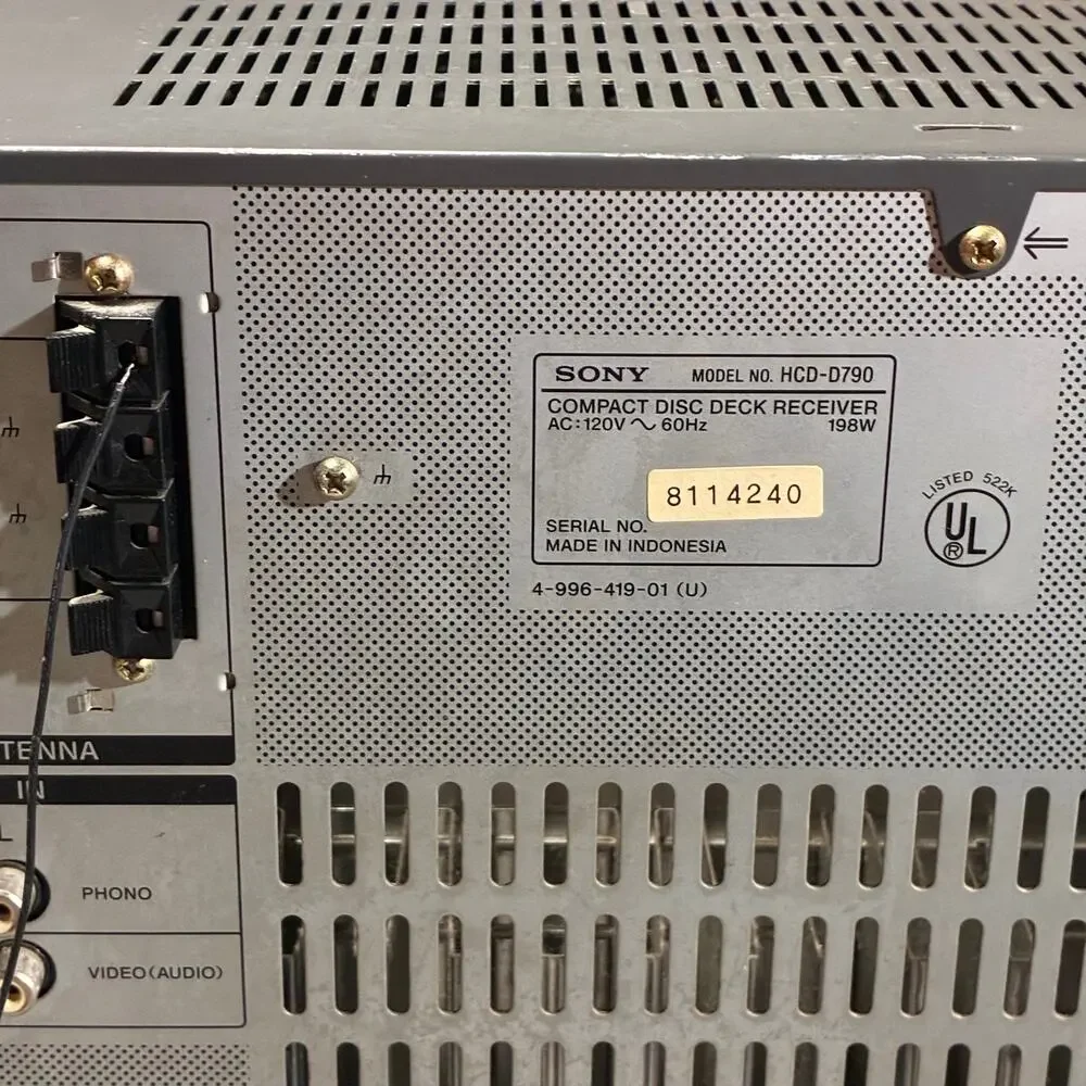 Vintage Sony LBT-D790 HiFi Stereo Combo